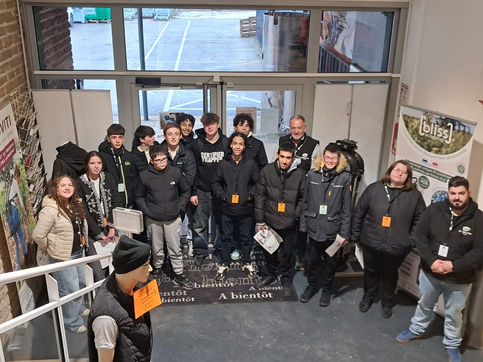 Accueil d’une classe de 3ᵉ Prépa Métiers du lycée Clos Maire de Beaune