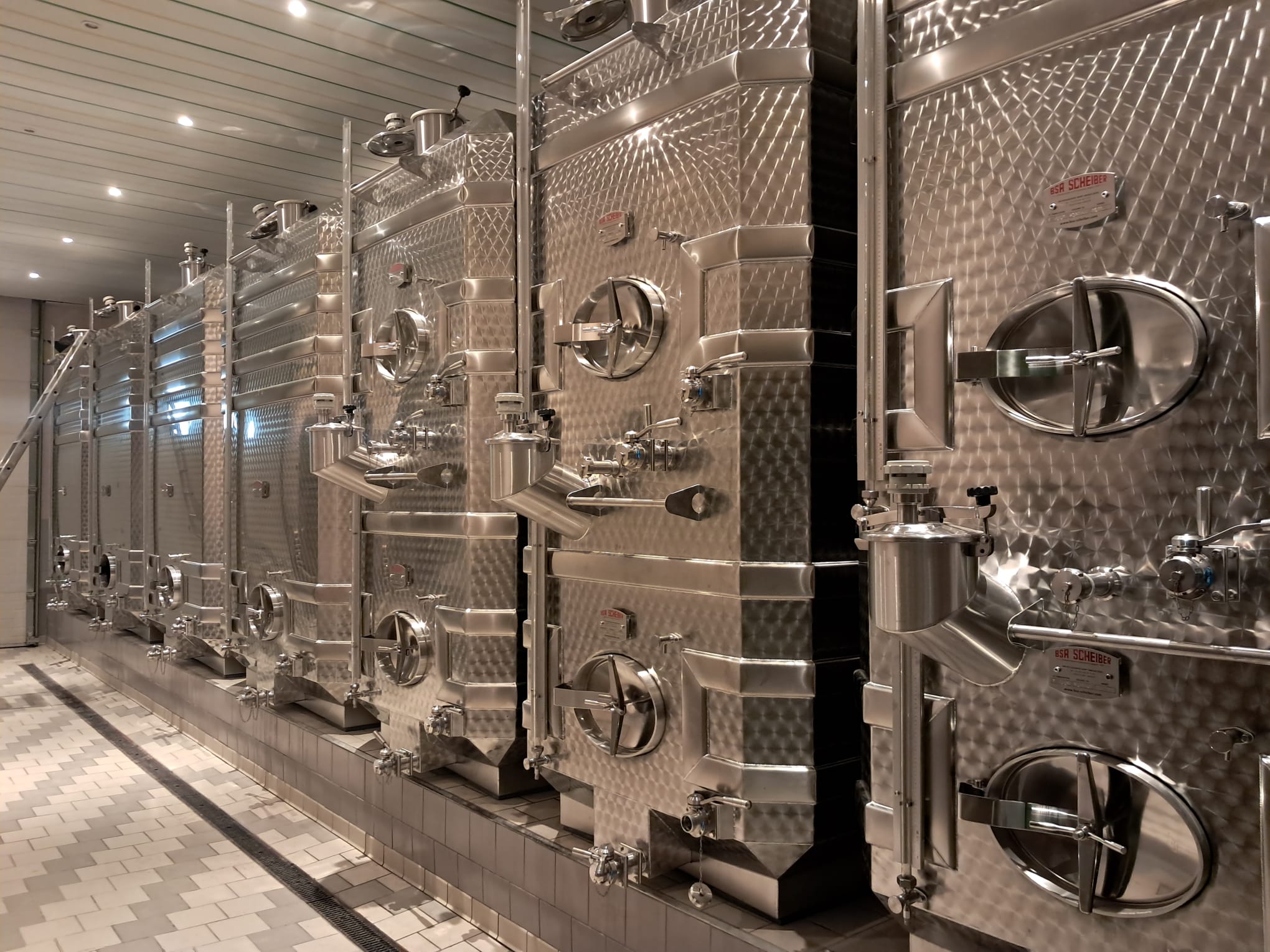 Remplacement de cuves en acier par des cuves en inox parallélépédiques thermorégulées BSA